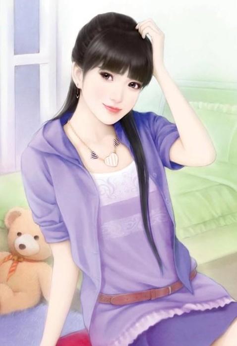 镜中的她